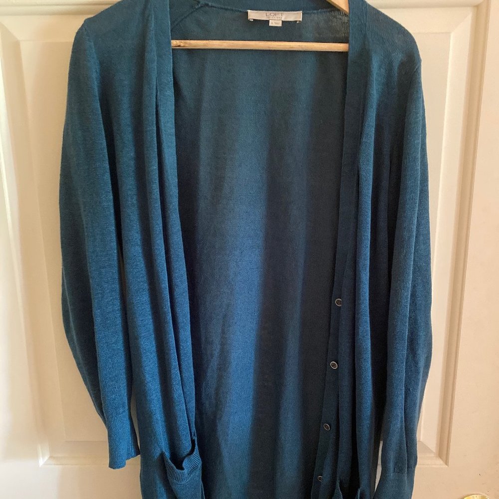 Teal Cardigan